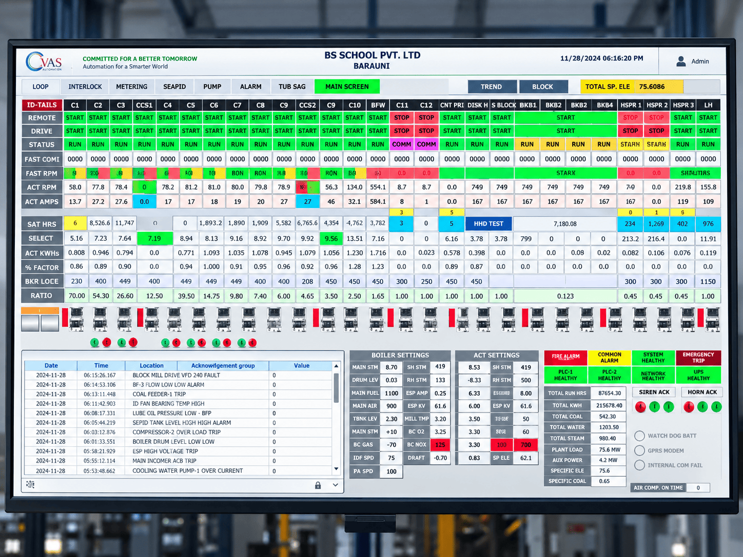 On-Site System Commissioning